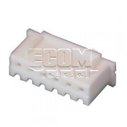 Zásuvka jednořadá H7000-06PW0000R, 1×6 pinů, rozteč 2,5 mm