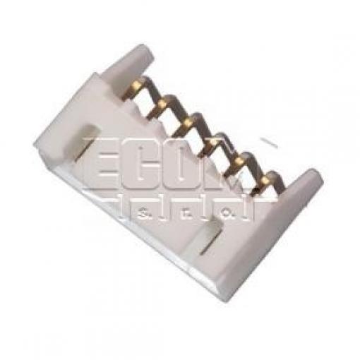 Jednořadá vidlice W7600-06PRNTW0R, 6 kontaktů, vývody 90°, rozteč 2,5 mm
