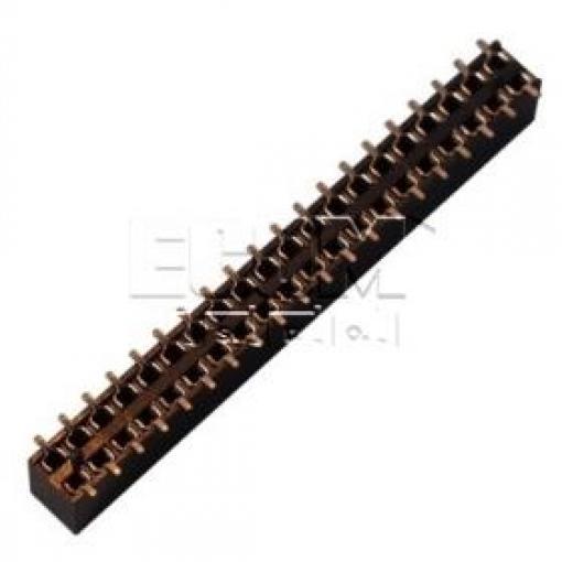 Dutinková lišta C2816-40BDGHYTR, 2×20, rozteč 2,54 mm, SMD