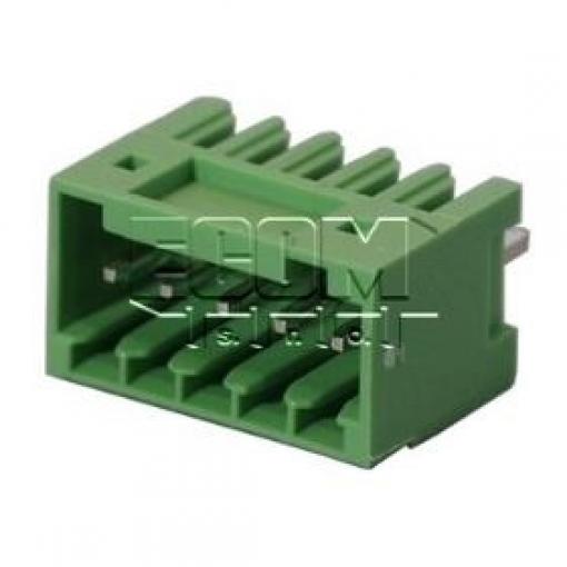 Vidlice 15EDGVC-2.50-05P-14-00A(H), 5 pólů, 250 V / 5 A, zelená