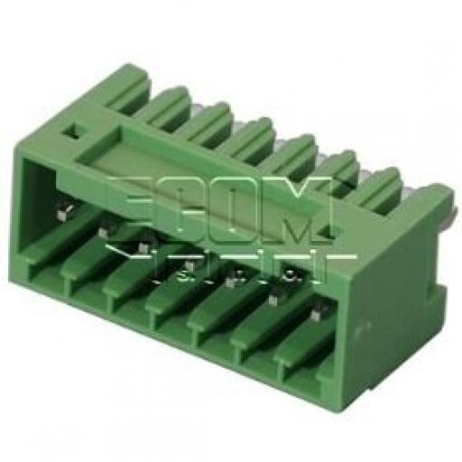 Vidlice 15EDGVC-2.50-07P-14, 7 pólů, 250 V / 5 A, zelená