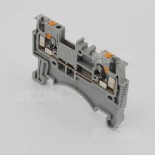 Svorka na DIN lištu DS1.5-01P-11-00A(H), šedá