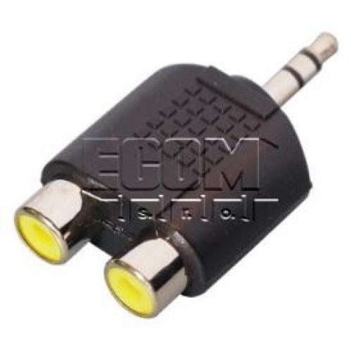 Adaptér AC-010, 2× CINCH zásuvka na 3,5 mm vidlici stereo