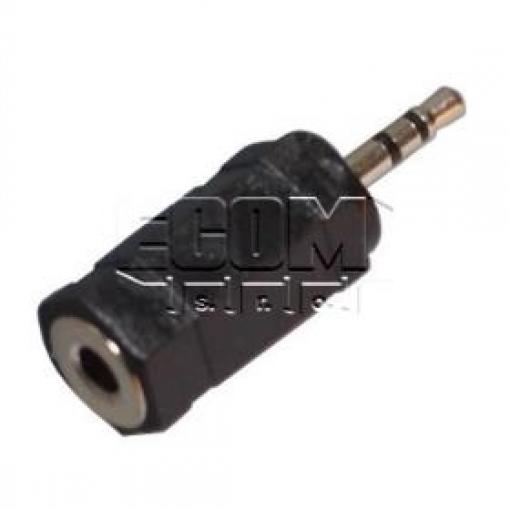 Adaptér JACK 2,5 mm vidlice stereo → JACK 3,5 mm zásuvka stereo