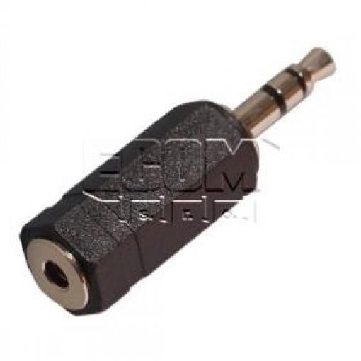Adaptér jack 3,5 mm vidlice stereo → jack 2,5 mm zásuvka stereo AC-018-1