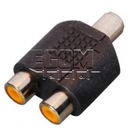 Adaptér RCAG 2× CINCH zásuvka na CINCH zásuvku