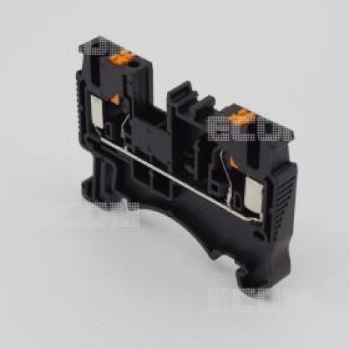 Svorka na DIN lištu DS2.5-01P-13-00A(H), černá