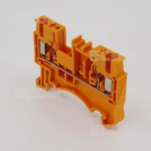 Svorka na DIN lištu DS2.5-01P-15-00A(H), oranžová