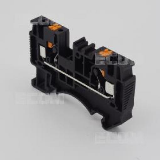 Svorka na DIN lištu DS4-01P-13-00A(H), černá
