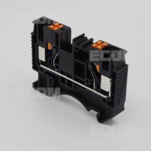 Svorka na DIN lištu DS6-01P-13-00A(H), černá