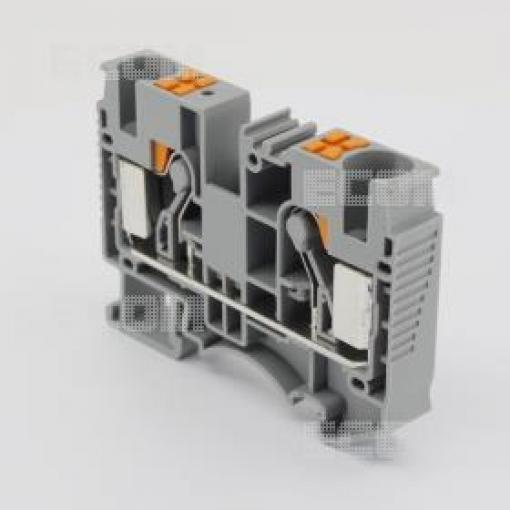 Svorka na DIN lištu DS10-01P-11-00A(H), šedá