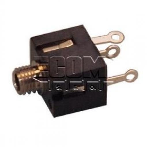 Jack zásuvka 2,5 mm na panel KLB-1, mono, s vypínačem