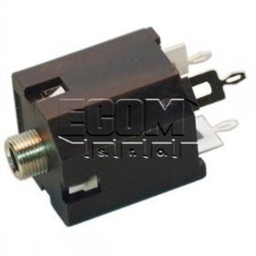Jack zásuvka ACJS-MV35-3S, 3,5 mm, stereo, s vypínačem