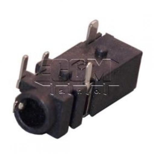 Jack zásuvka 3,5 mm stereo, 4 póly, 2× spínač, FC68127