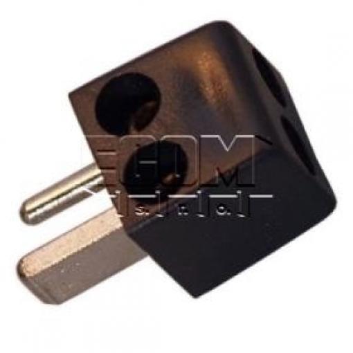 Reproduktorová vidlice LC-004 na kabel, šroubkové vývody, černá