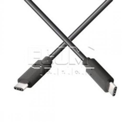 Kabel USB 3.1 USB-C vidlice/vidlice, 1 m, černý