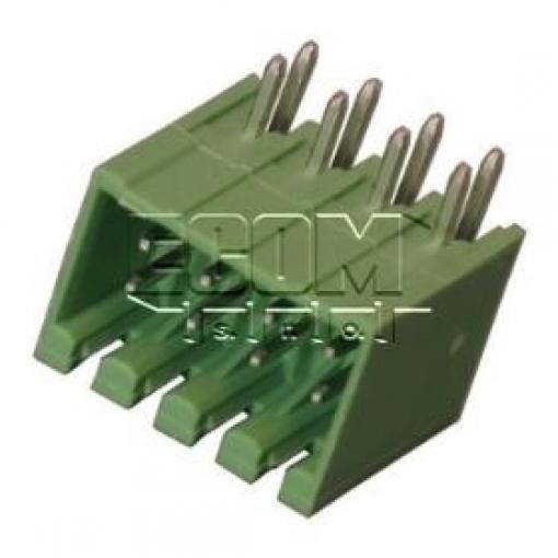 Vidlice 90° C0939-08RTAEA0R, 2× 4pól, 320 V / 10 A