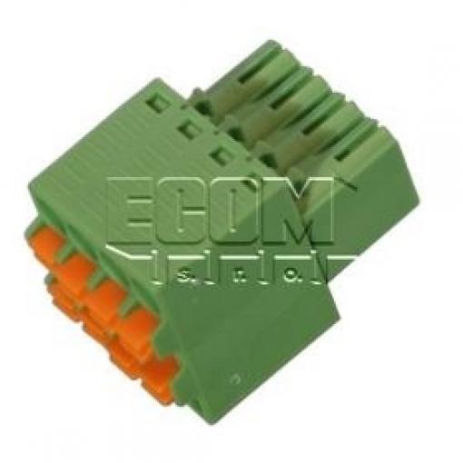 Svorkovnice zásuvka C0940-08A4TE00R, 180°, 2×4 póly, 320 V / 10 A