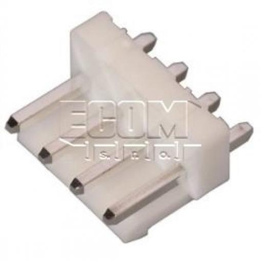 Vidlice jednořadá W3966-04PSTW00R, 1×04, přímá, rozteč 3,96 mm