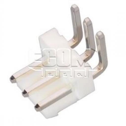 Vidlice W3966-03PRTW00R, 1×03, vývody 90°, rozteč 3,96 mm
