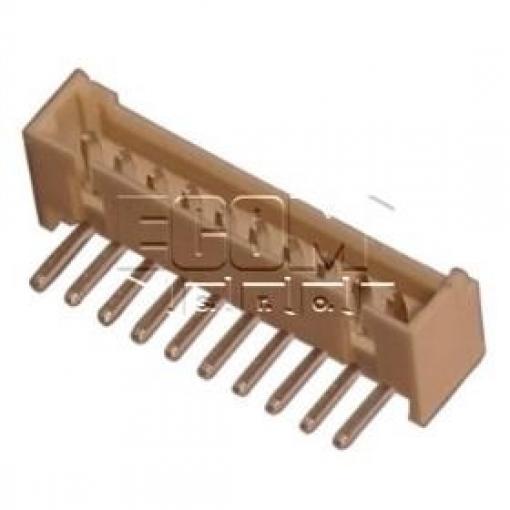 Jednořadá vidlice W1359-10PRT0I0R, 1×10, vývody 90°, rozteč 1,25 mm