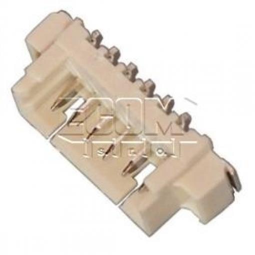 Vidlice jednořadá 1×06 SMD, přímá, rozteč 1,25 mm, W1359-06PATTI0R