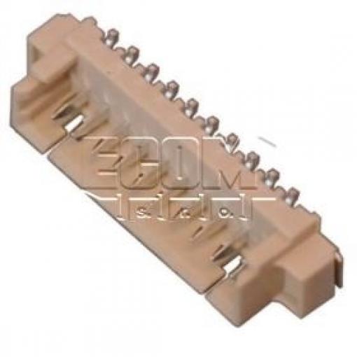 Vidlice řadová W1359-10PATTI0R, 1×10, SMD, přímá, rozteč 1,25 mm