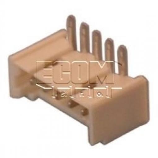 Vidlice jednořadá W1125-05PRT0C2R, 1×05, vývody 90°, rozteč 1,25 mm