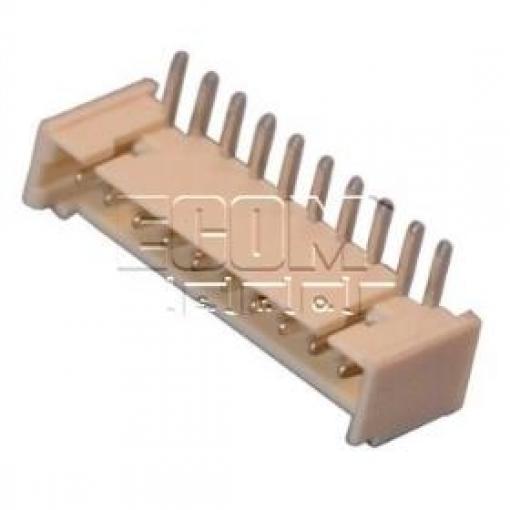 Jednořadá vidlice W1125-10PRT0C2R, 1×10 kontaktů, 90°, rozteč 1,25 mm