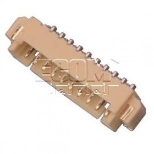 Vidlice W1125-10PBTRC0E, 1×10, SMD 90°, rozteč 1,25 mm