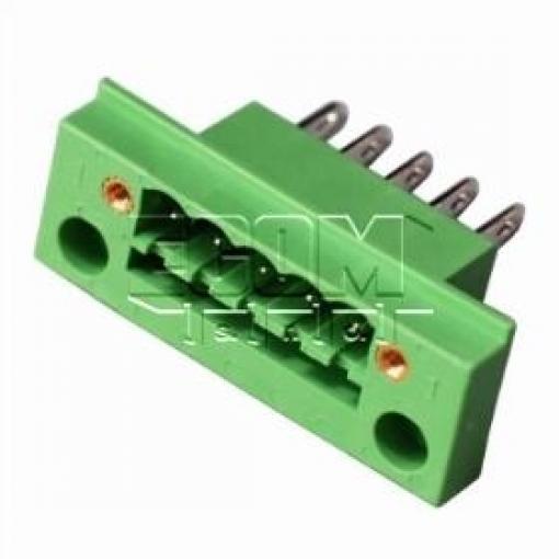 Vidlice panelová 2CDGB-5.08-05P-14-00A(H), 5 pólů, 320 V, zelená