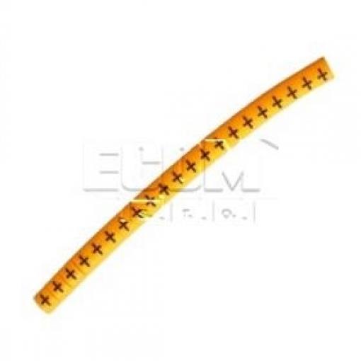 Popisový štítek na kabel EC-1(+), vnitřní průměr 3/4,2 mm, značení +