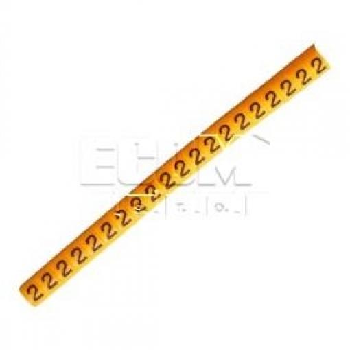 Popisový štítek na kabel EC-1(2), vnitřní průměr 3/4,2 mm