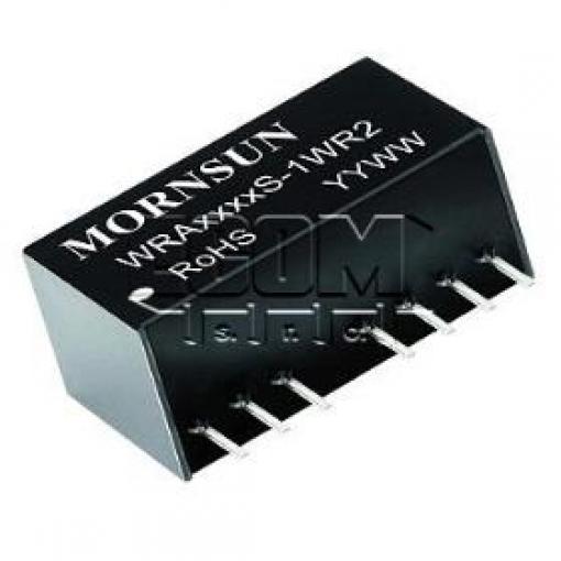 DC/DC měnič WRB2412S-1WR2, 24 V → 12 V, 83 mA, izolovaný