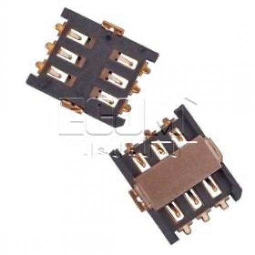 Držák NanoSIM karty C0646-06DGYBR0R, 6pin, SMD