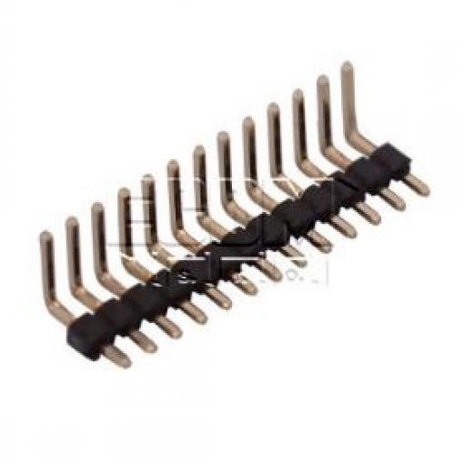 Kolíková lišta lámací HSU 1×13, rozteč 2,54 mm, vývody 90°