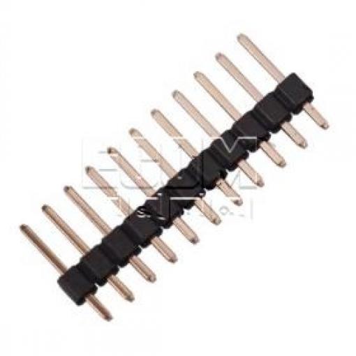Kolíková lišta lámací 1×11 HSU C2100-11ASGAS0R, Au, rozteč 2,54 mm