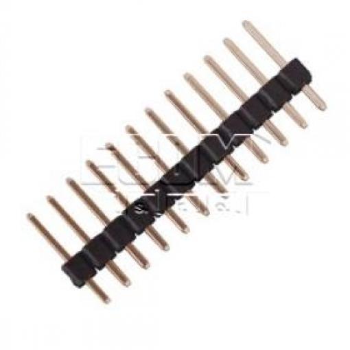 Kolíková lišta lámací HSU C2100-12ASGAS0R, 1×12, Au, 2,54 mm