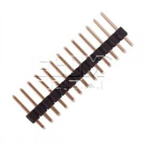 Kolíková lišta lámací HSU C2100-13ASGAS0R, 1×13, Au, 2,54 mm