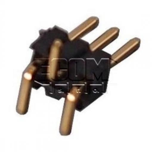 Kolíková lišta jednořadá DS1031-03-1, 3 kontakty, rozteč 1,27 mm
