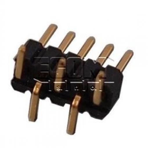 Kolíková lišta DS1031-03-1×5P8BS, 1řadá, rozteč 1,27 mm, Au, SMD