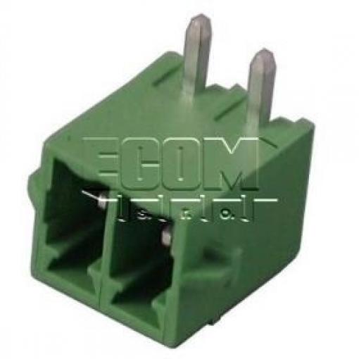 Vidlice 15EDGRN-3.5-02P-14-00A(H), 250 V / 7 A, 90°, zelená