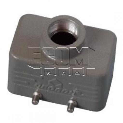 Kryt konektoru HDC D10B-TE-4G-PG16, hliník, IP65