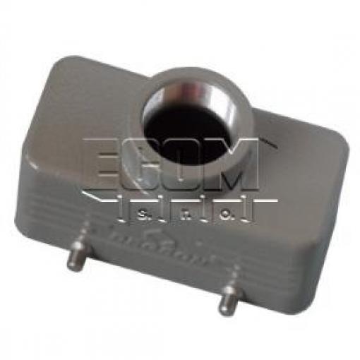 Kryt konektoru HDC D16B-TE-4G-PG21, přímý, hliníkový, IP65