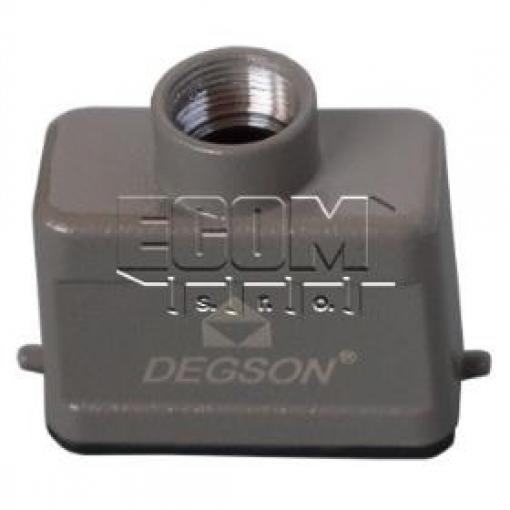 Kryt konektoru HDC D10A-TE-2G-PG13.5, přímý, IP65, hliník