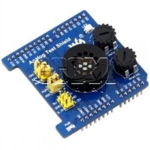 Arduino Analog Test Shield (10857), DA převodník + zesilovač