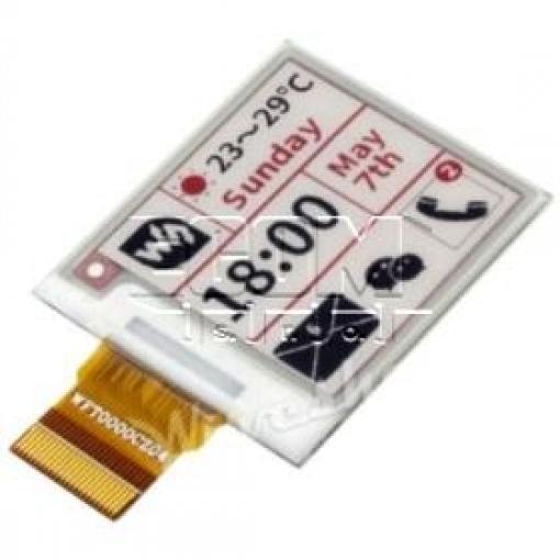 E-ink displej 1,54" 200×200, tříbarevný (červená/černá/bílá), I2C, 3,3 V