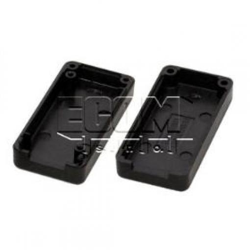 Krabička ABS 1551USB2BK, 50 × 25 × 16 mm, IP54, černá