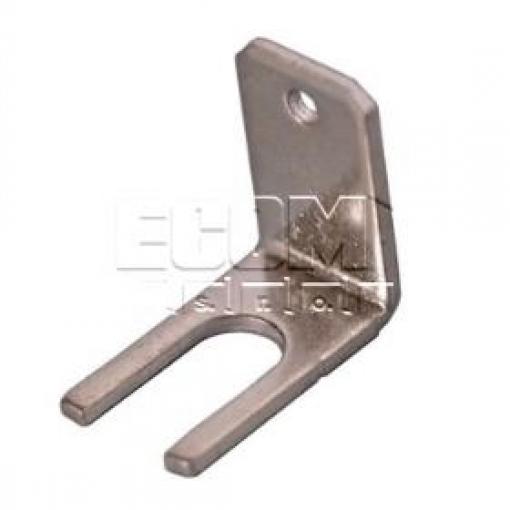 Faston vidlice K8-00A(H), 6,5 × 0,8 mm, závit M4, 90°
