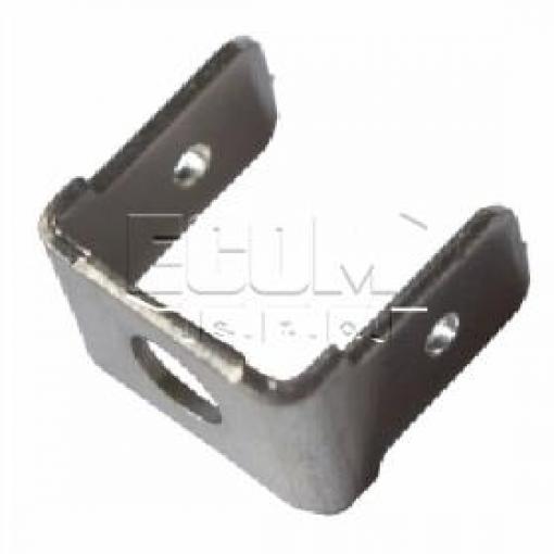 Faston vidlice 6,3 × 0,8 mm, úhel 90°, M4, SnK1-00A